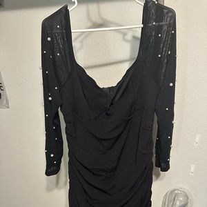 Black and Pearl SHEIN dress never worn